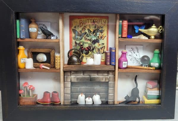 Custom Order  Mrs Watson Witchy Shadowbox x 2 - Image 3